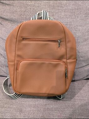 Thirty-One (Jewell) Tan Women's Backpack - Casual Everyday Bag NWOT